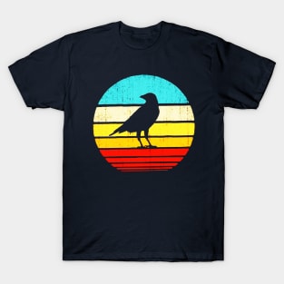 Crow Bird Sunset T-Shirt